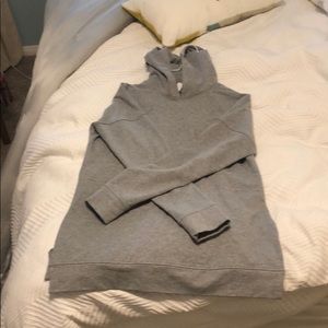 NWOT Long Line Grey Pull Over